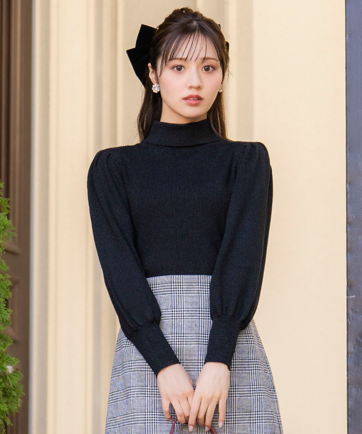 WILLSELECTION「バックリボンラメプルオーバー」|ニット・セーター|