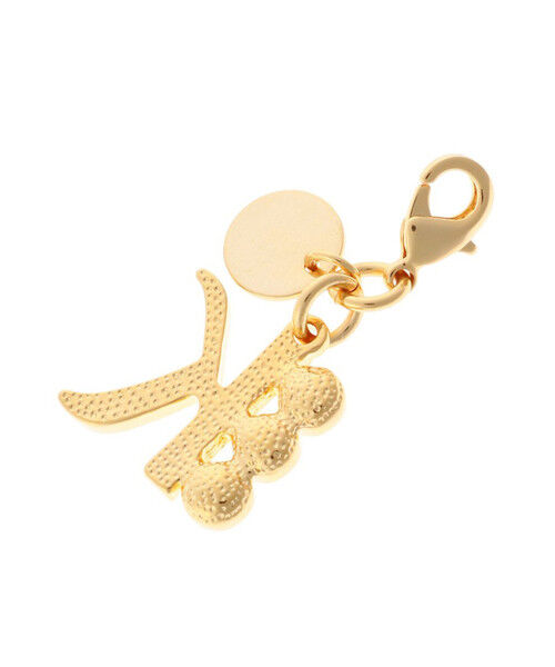 Samantha Thavasa Petit Choice「パールイニシャルファスナーチャーム　Ｋ」|チャーム・キーホルダー|