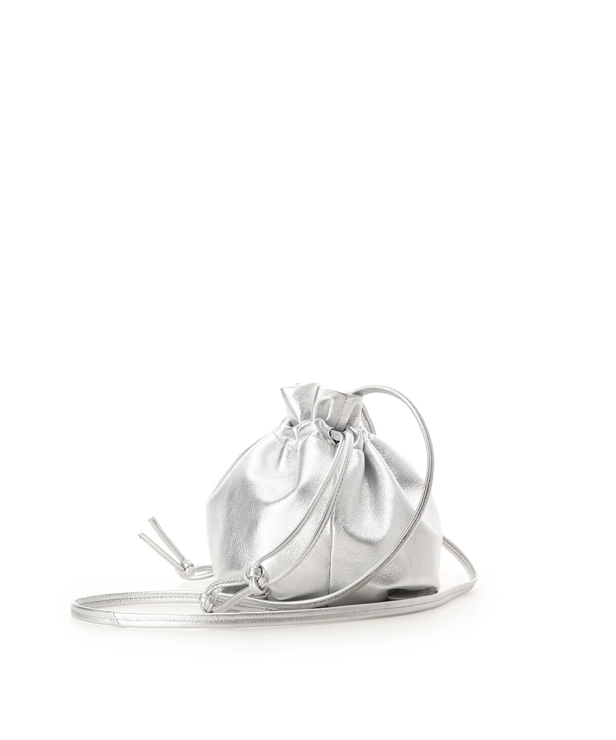 Samantha Thavasa Petit Choice「レザーシンプル巾着バッグ」|ショルダー・メッセンジャー|