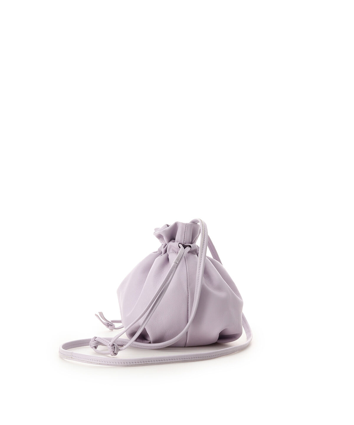 Samantha Thavasa Petit Choice「レザーシンプル巾着バッグ」|ショルダー・メッセンジャー|