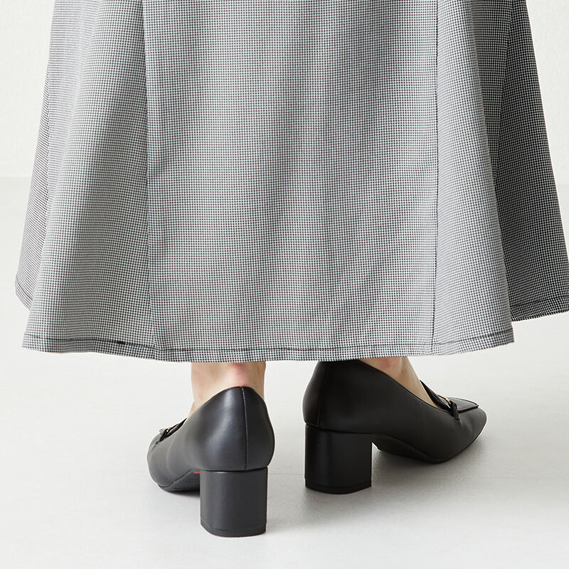 ORiental TRaffic「【跳べるパンプス/シリーズ累計１５０万足突破】ビットモチーフ/R-3207 ヒール ローファー」|パンプス|