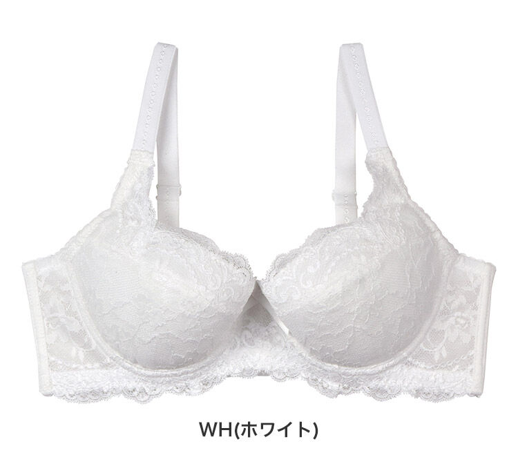 intesucre「アンテシュクレ 脇高ブラ Premium ブラジャー単品 A-K/60-85 TBT002A」|インナー|WH