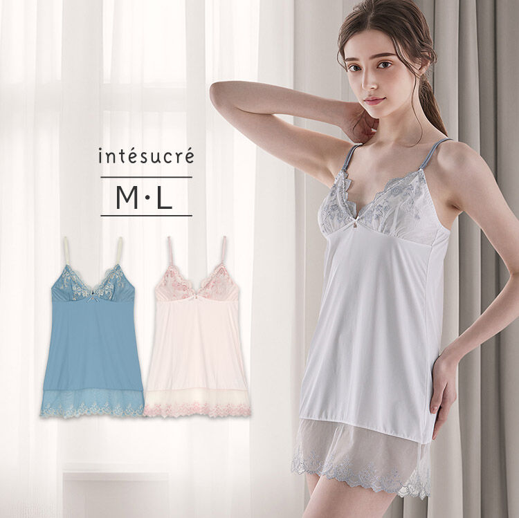 intesucre「アンテシュクレ 毎日フィットブラ IBT382Sペア スリップ M-L ILS382」|インナー|