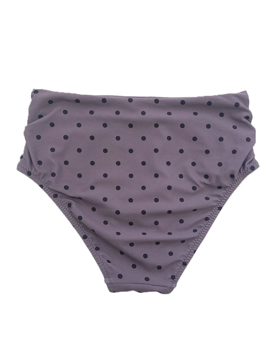 PEAK&PINE「レトロドット柄フリルビスチェビキニ」|ビキニ|