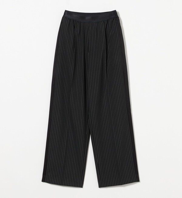 ASTRAET「＜ASTRAET＞ストライプ ソクショウ イージーワイドパンツ2」|その他|BLACK