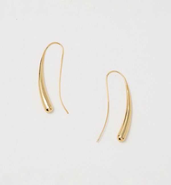 UNITED ARROWS「ナロー ドロップ ピアス」|ピアス|GOLD
