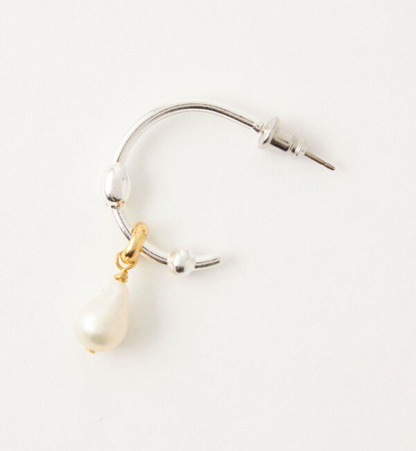 UNITED ARROWS green label relaxing「＜anisotea＞ A Pearl Hoop ピアス」|ピアス|