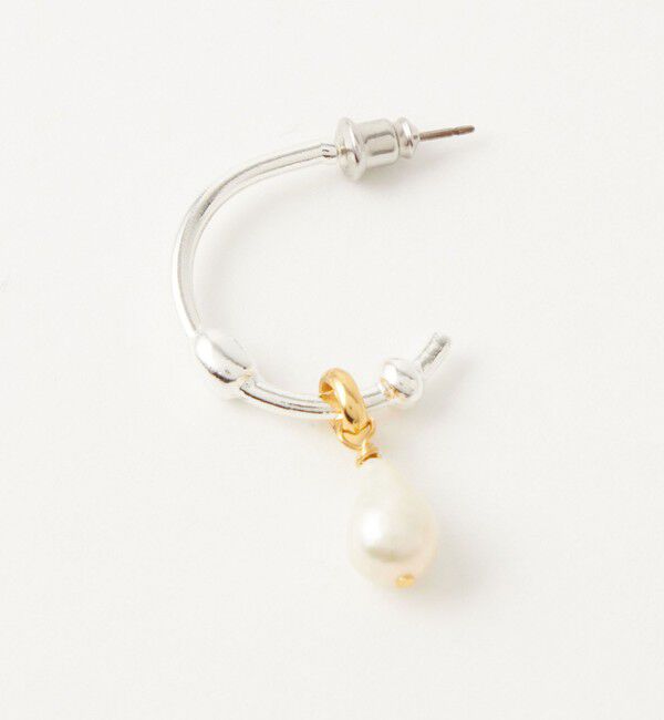UNITED ARROWS green label relaxing「＜anisotea＞ A Pearl Hoop ピアス」|ピアス|