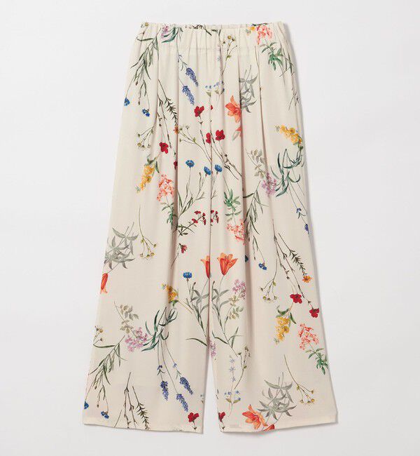 EMMEL REFINES「＜EMMEL REFINES＞EM フラワープリント イージーパンツ」|チノ|