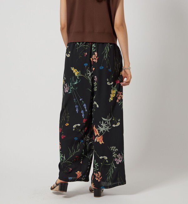 EMMEL REFINES「＜EMMEL REFINES＞EM フラワープリント イージーパンツ」|チノ|