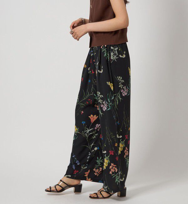 EMMEL REFINES「＜EMMEL REFINES＞EM フラワープリント イージーパンツ」|チノ|