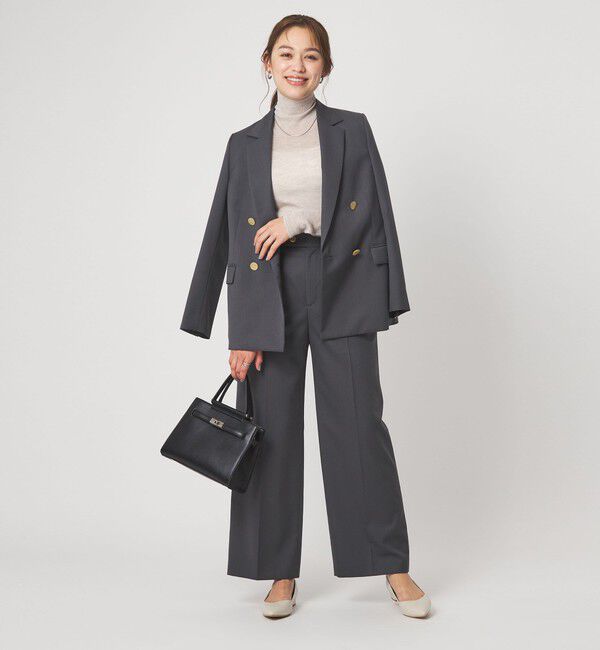 UNITED ARROWS green label relaxing「ウール シアー リブ タートルネック ニット ウォッシャブル」|ニット・セーター|