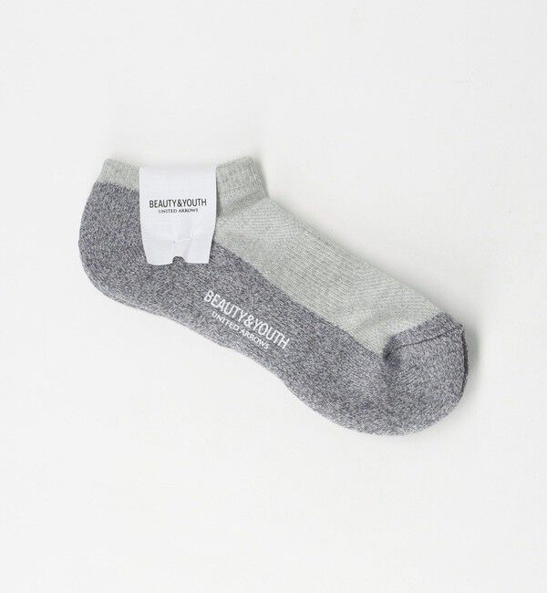 BEAUTY&YOUTH UNITED ARROWS「コンフォート パイル アンクル ソックス」|ソックス|MD.GRAY