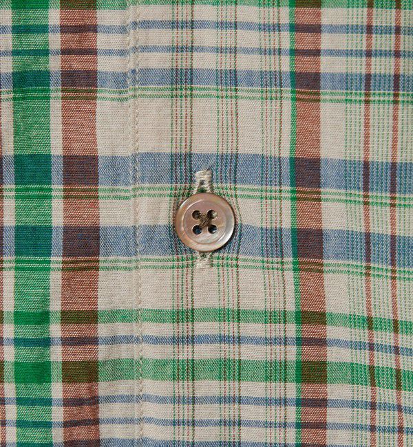 STEVEN ALAN「＜Steven Alan＞ マドラスチェック シングルニードル シャツ LOOSE」|シャツ・ブラウス|