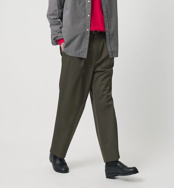 BEAUTY&YOUTH UNITED ARROWS「ツイル ギャバ バギー スラックス NO.9」|チノ|