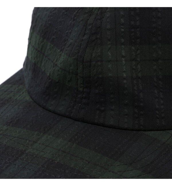 BEAMS PLUS「BEAMS PLUS / レジメンタル ストラップ サッカー 6パネル キャップ」|その他|