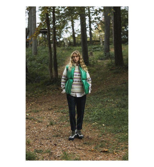 BEAMS PLUS「Crew Jacquard Stripe」|ニット・セーター|