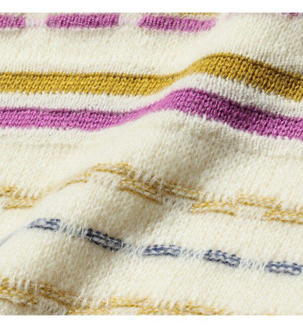 BEAMS PLUS「Crew Jacquard Stripe」|ニット・セーター|