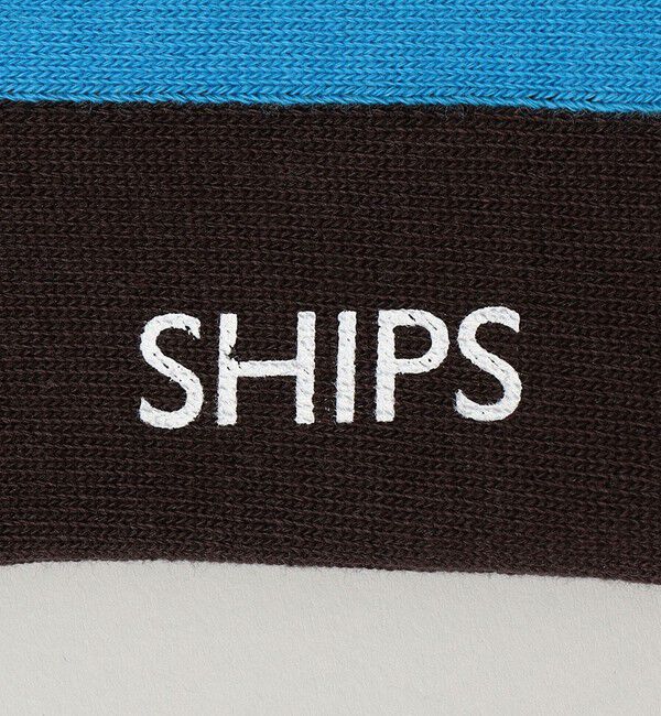 SHIPS「SHIPS: ボトムカラー パネル ソックス」|ソックス|