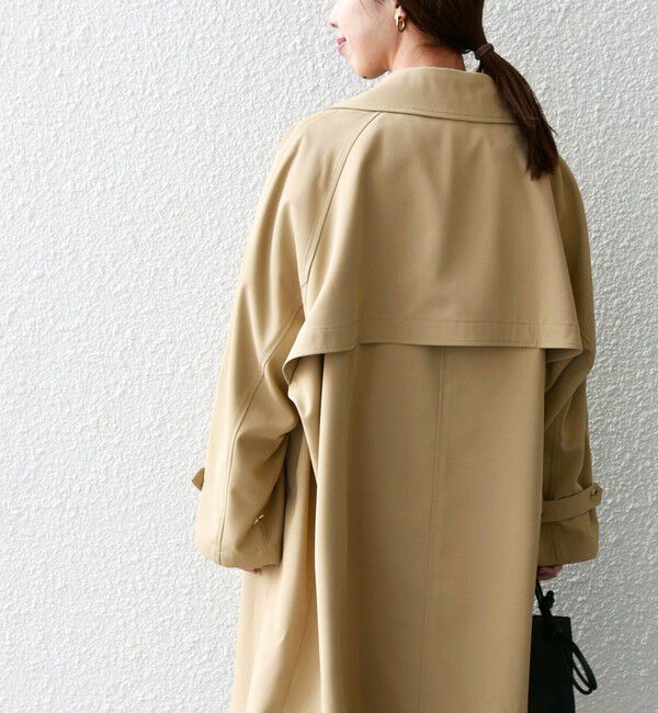 SHIPS any「SHIPS any: 〈洗濯機可能〉フレア ミディ トレンチ コート」|トレンチコート|