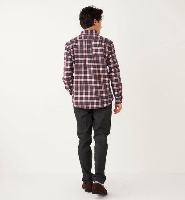 SHIPS Colors 「SHIPS Colors: ネルチェック ボダンダウン カラー ロングスリーブ ドレスシャツ」|シャツ・ブラウス|