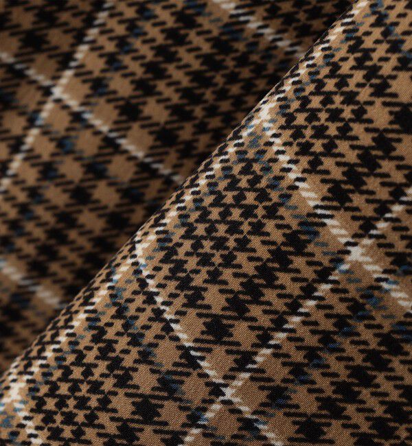 SHIPS Colors 「SHIPS Colors:〈洗濯機可能〉チェック プリント アシンメトリー フレア スカート」|フレア|