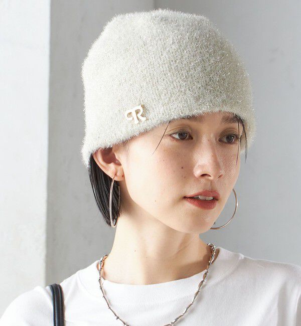 SHIPS for women「perah:ラメ ニット キャップ」|ニット帽|