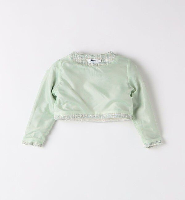 SHIPS Colors 「SHIPS Colors: 110～130cm / オケージョン ツイードライク ジャケット」|ノーカラージャケット|