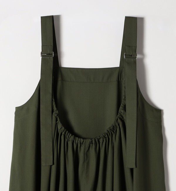 quaranciel「quaranciel:〈手洗い可能〉バックオープン ギャザー フレア ジャンパー スカート」|ワンピース|