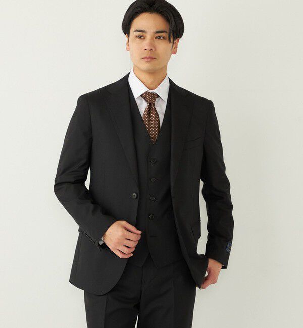 SHIPS Colors 「SHIPS Colors:〈洗濯機可能〉TW ウォッシャブル ジャケット(セットアップ対応可能)」|テーラードジャケット|ブラック