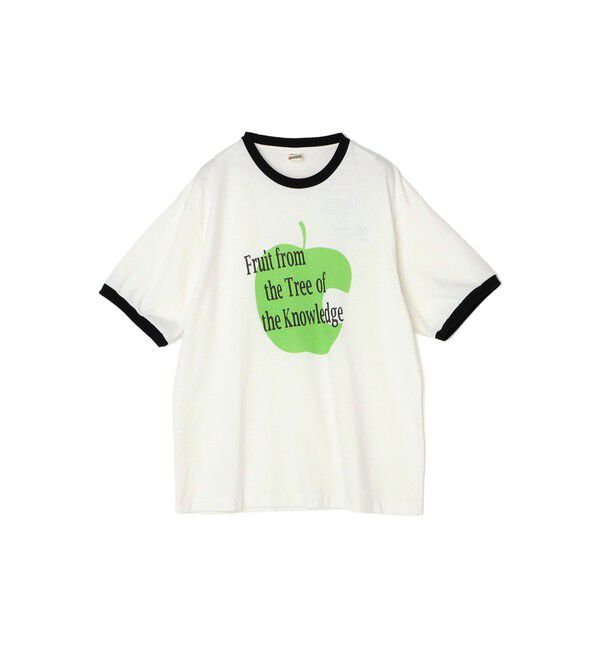 SHIPS any「SCREEN STARS: レトロ プリント リンガー Tシャツ◇」|Tシャツ・カットソー|