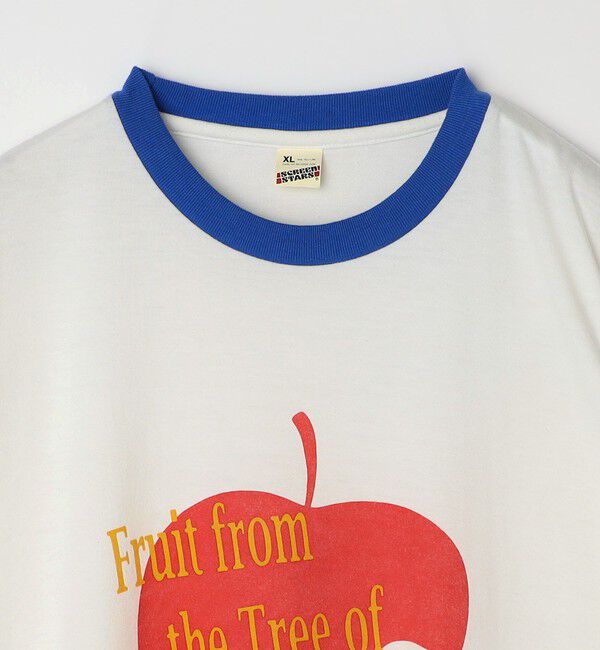 SHIPS any「SCREEN STARS: レトロ プリント リンガー Tシャツ◇」|Tシャツ・カットソー|