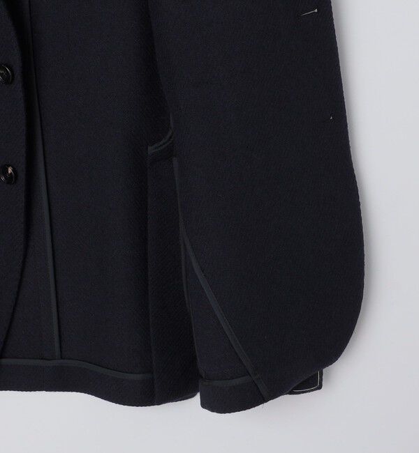SHIPS「TAGLIATORE: ウール ネイビー ソリッド ジャケット」|テーラードジャケット|