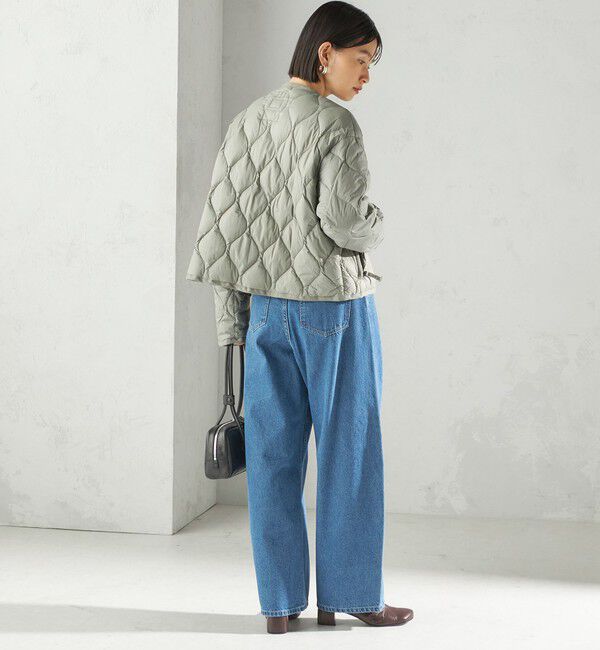 SHIPS for women「【SHIPS別注】Wai+ &times; TAION:〈手洗い可能〉ショート ダウン ジャケット」|ダウン|