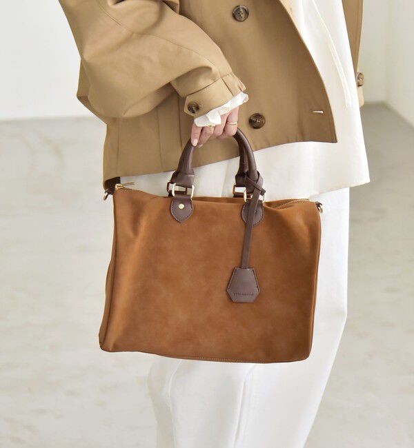 quaranciel「《予約》quaranciel: 2way チャーム ビッグ ボストン バッグ」|ボストンバッグ|