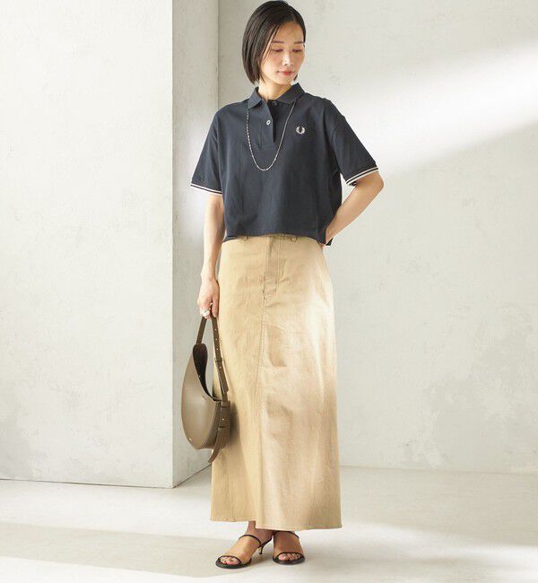 SHIPS for women「《予約》FRED PERRY:G2174SHEER TIPPED POLO」|ポロシャツ|