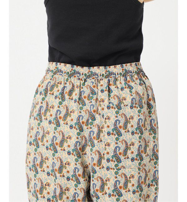 OUTDOOR PRODUCTS Usual Things「ペイズリープリントイージーパンツ セットアップ対応可」|スラックス|