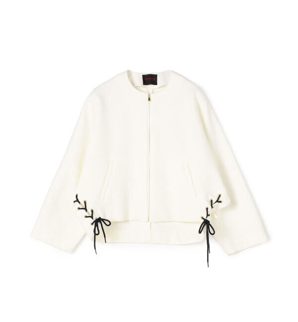 TOMORROWLAND collection「ナップコットン ジップアップブルゾン」|ブルゾン・スタジャン|