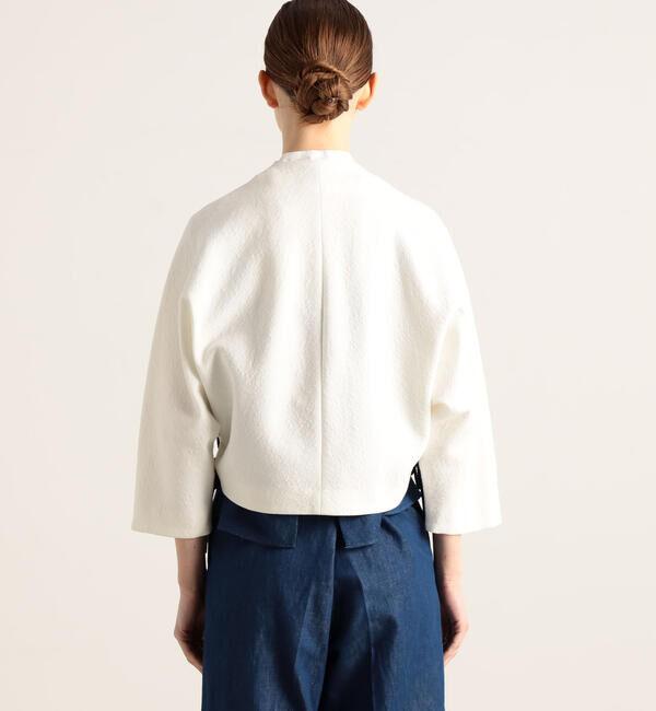 TOMORROWLAND collection「ナップコットン ジップアップブルゾン」|ブルゾン・スタジャン|