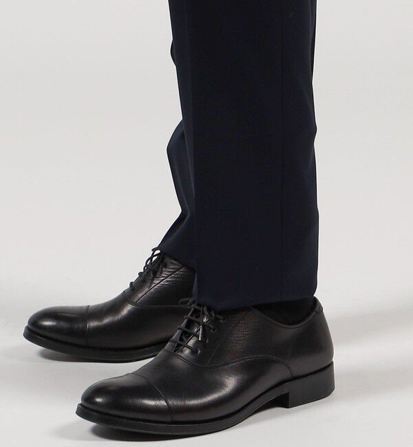 TOMORROWLAND MENS「Super100'sウール ソリッド ノープリーツスラックス」|スラックス|