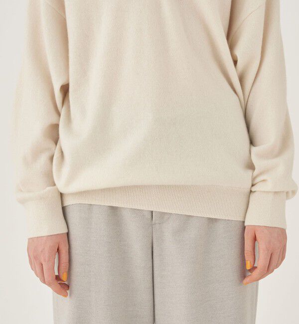 GALERIE VIE「モンゴルカシミヤ Vネックプルオーバー」|ニット・セーター|