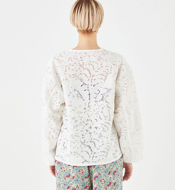 SOULEIADO「コットンエンブロイダリー ブルゾン」|ブルゾン・スタジャン|