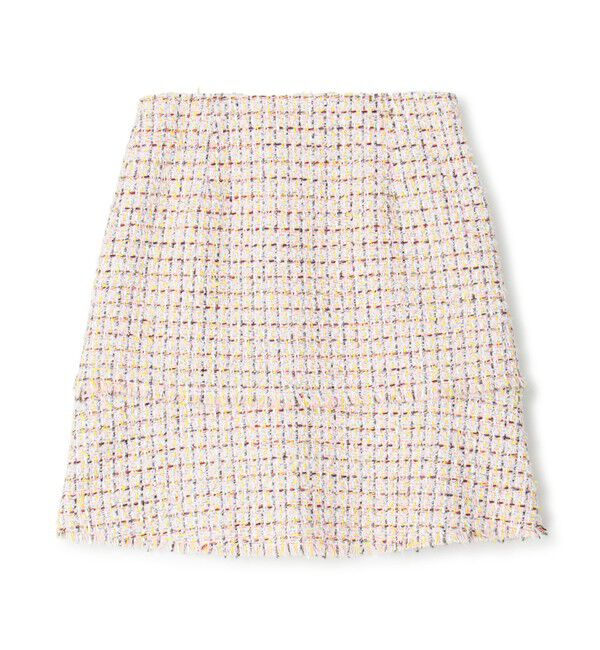 Ballsey「Petunia ミニスカート」|台形|14 ホワイト系