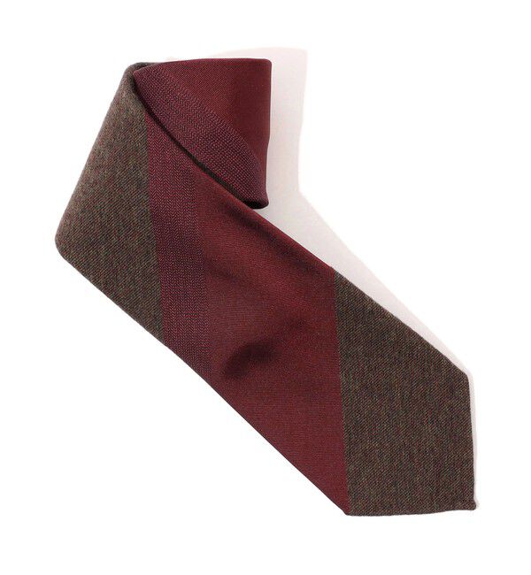 TOMORROWLAND GOODS「TOMORROWLAND MADE IN ITALY シルクウールコットン ネクタイ」|ネクタイ・蝶ネクタイ|46 ブラウン系