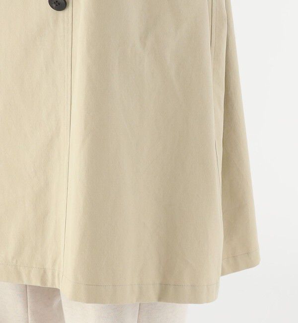 GALERIE VIE「ノンマーセライズドコットンギャバジン トレンチコート」|トレンチコート|