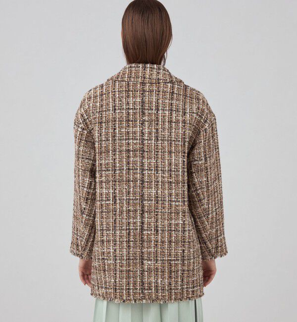 Ballsey「ラメミックスツイード テーラーカラージャコット」|その他|