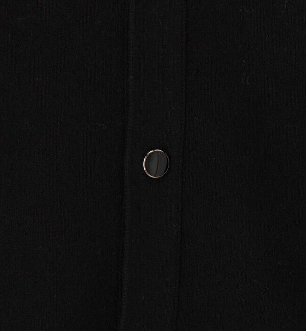 CABaN「コットンカシミヤ パールロゴポロカーディガン」|カーディガン|
