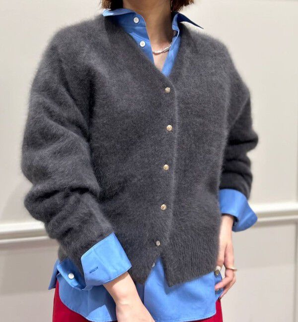 フラッフィーヤーン Vネックカーディガン ballsey BALLSEY（ボールジィ）の「フラッフィーヤーン Vネックカーディガン