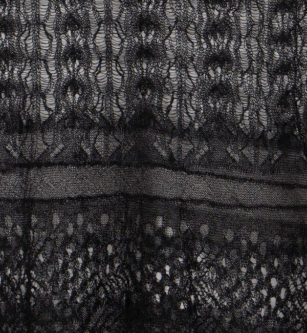 DES PRES「レースステッチ バックネックプルオーバー」|ニット・セーター|