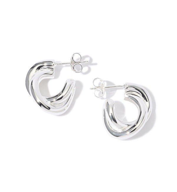 TOMORROWLAND GOODS「LIE STUDIO The Diana シルバーピアス」|ピアス|81 シルバー